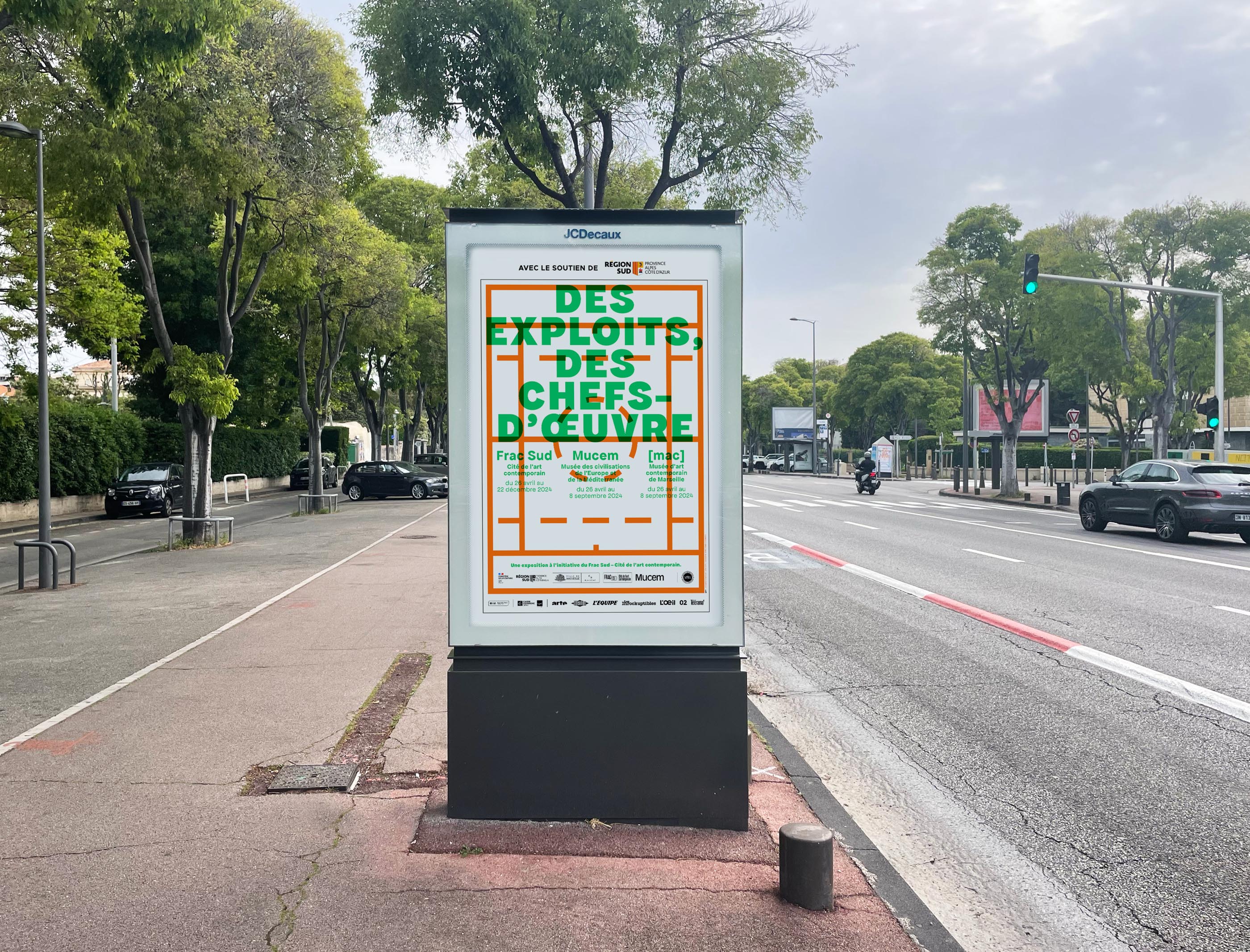 Vue d’une affiche en ville