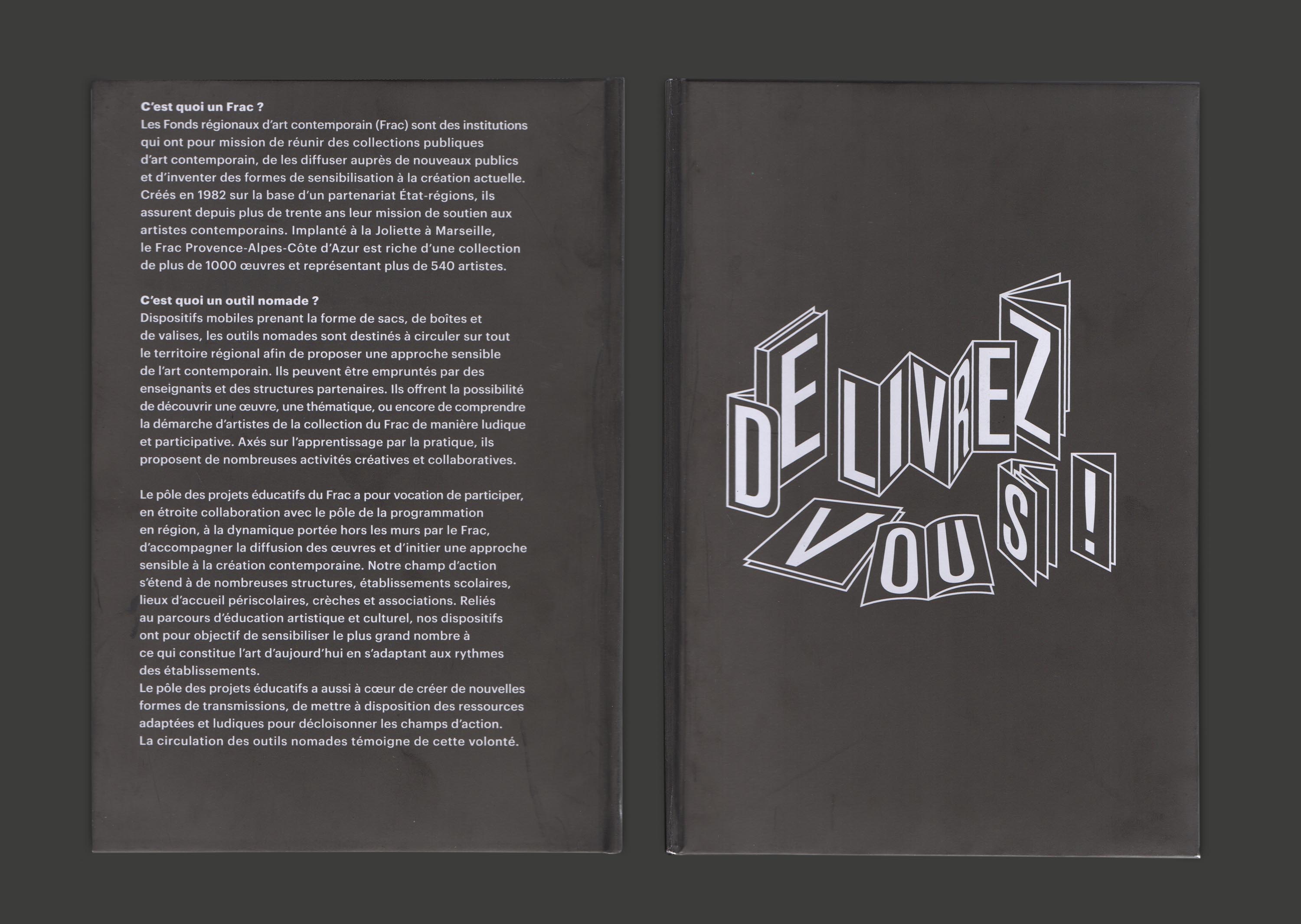 Vue de la couverture du livre principal du dispositif éducatif “Délivrez-vous” 