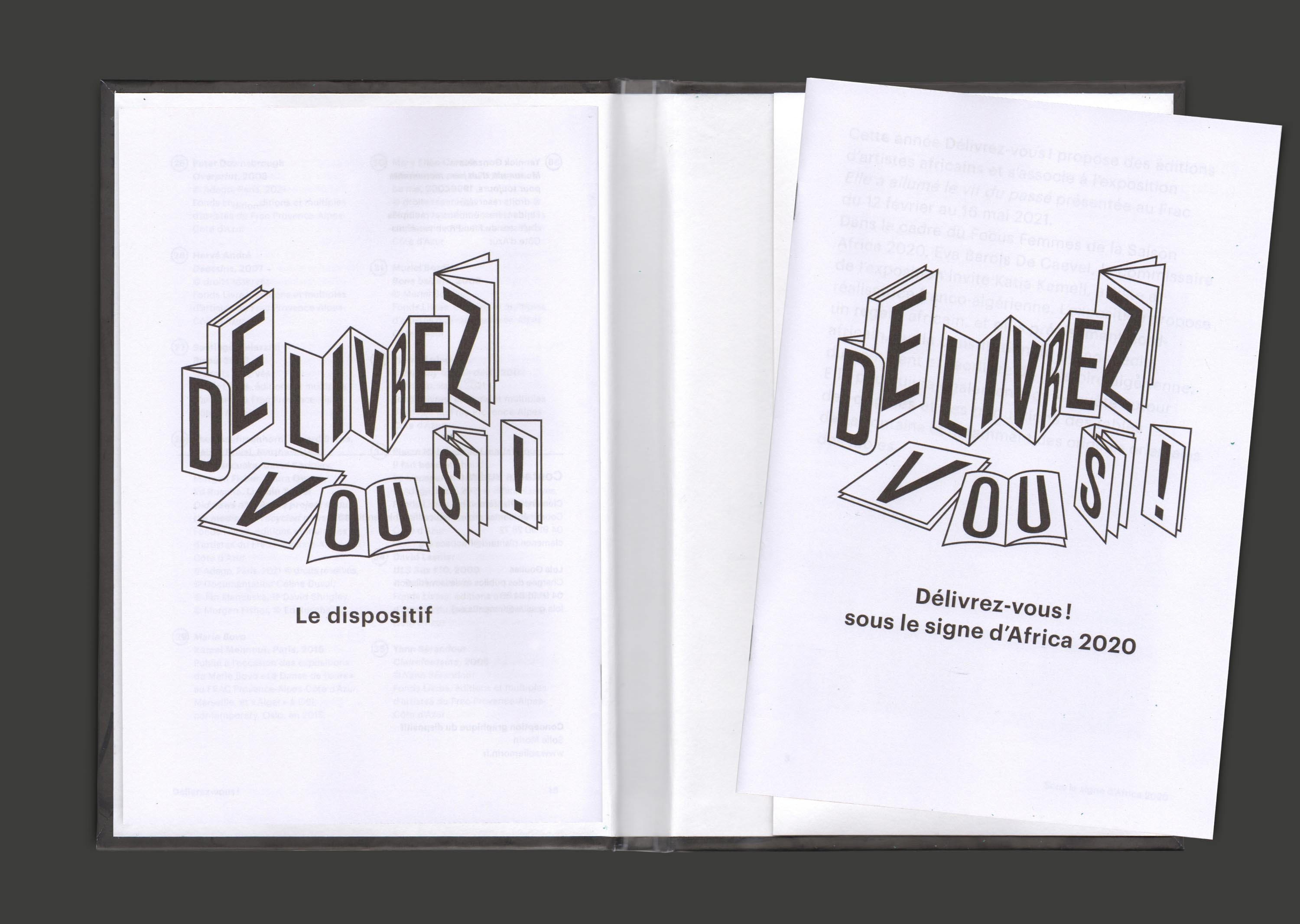 Vue de pages intérieures du livre principal du dispositif éducatif “Délivrez-vous” 