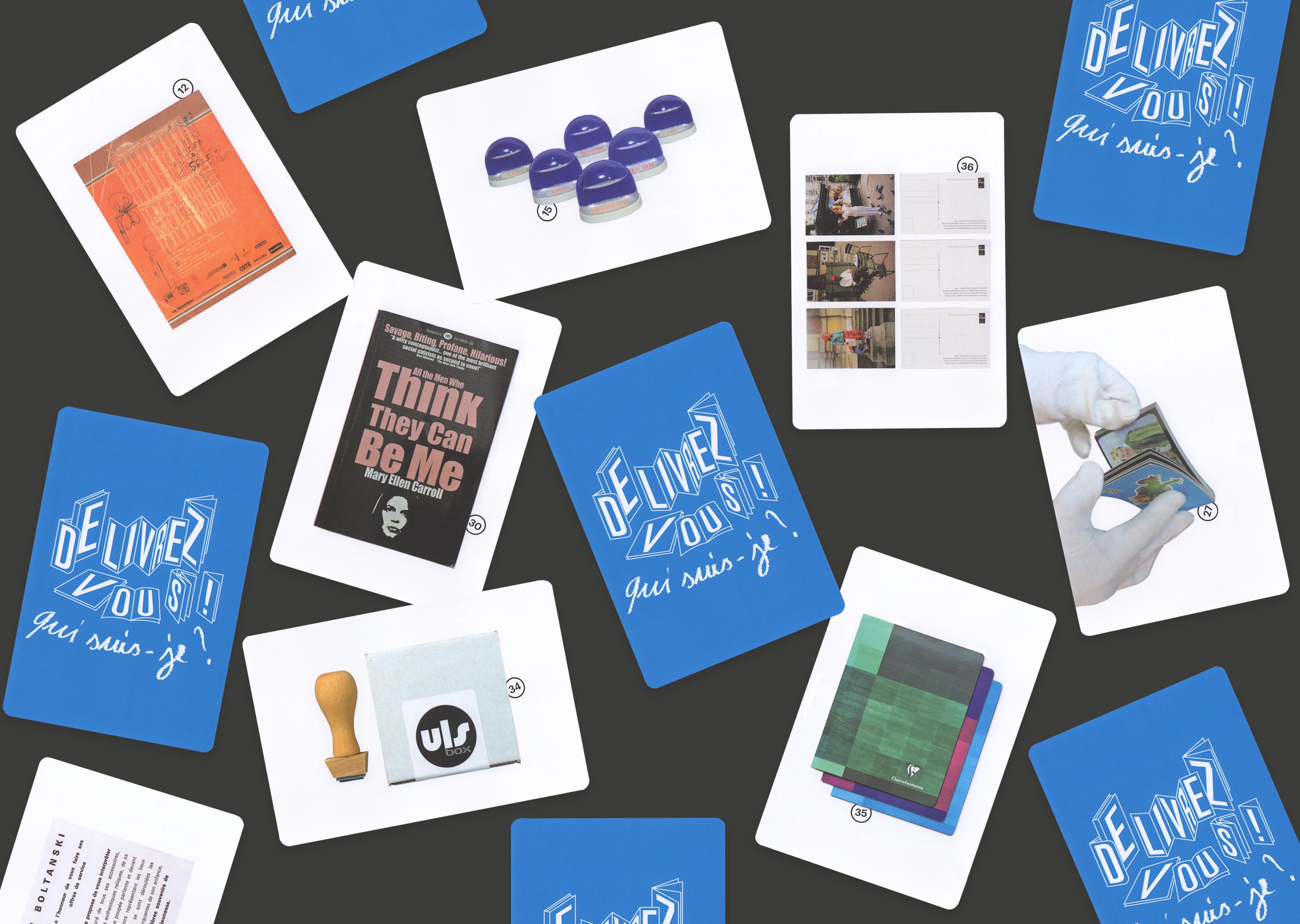 Vue des cartes oeuvres du dispositif éducatif “Délivrez-vous” 