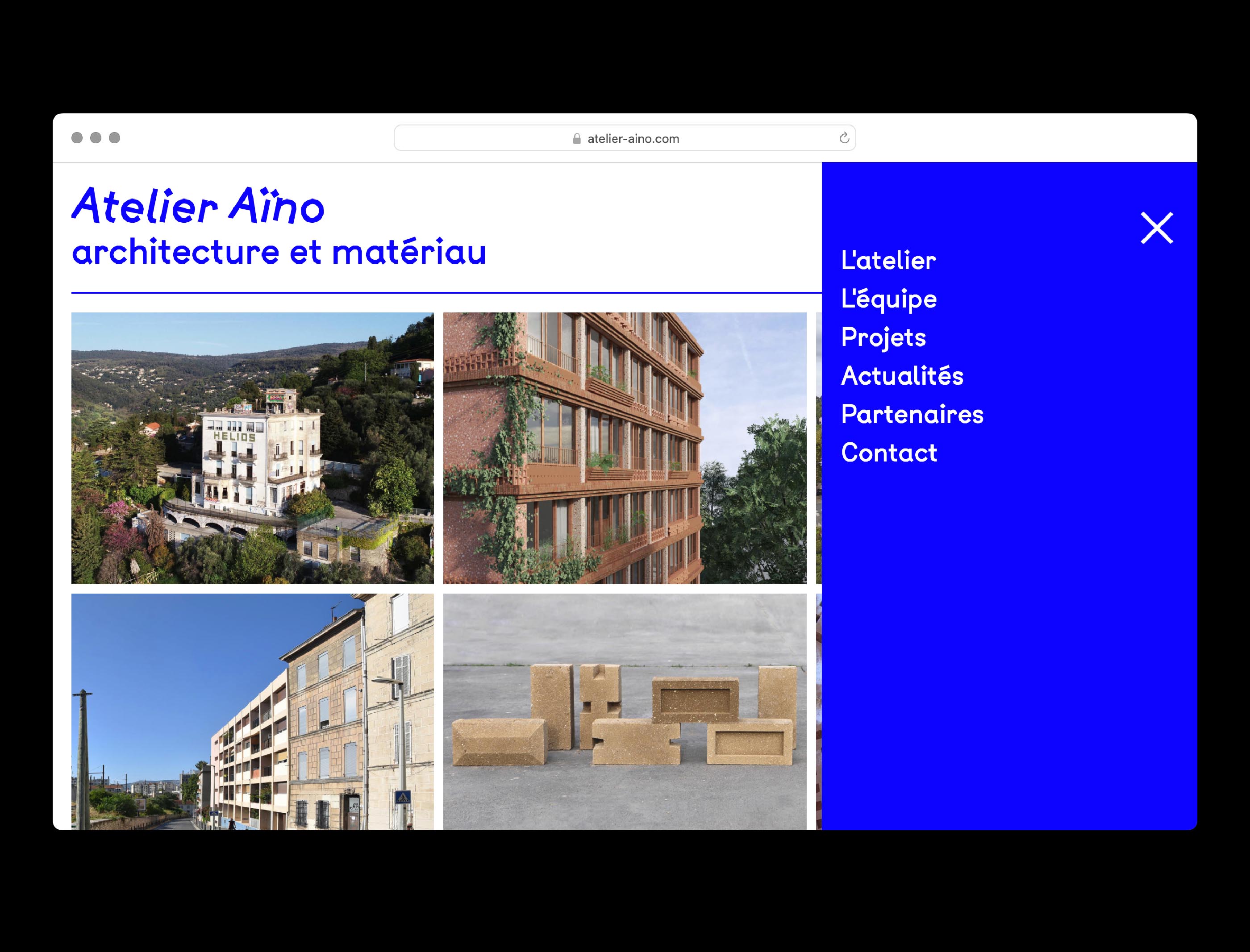 Vue du site de l'Atelier Aïno