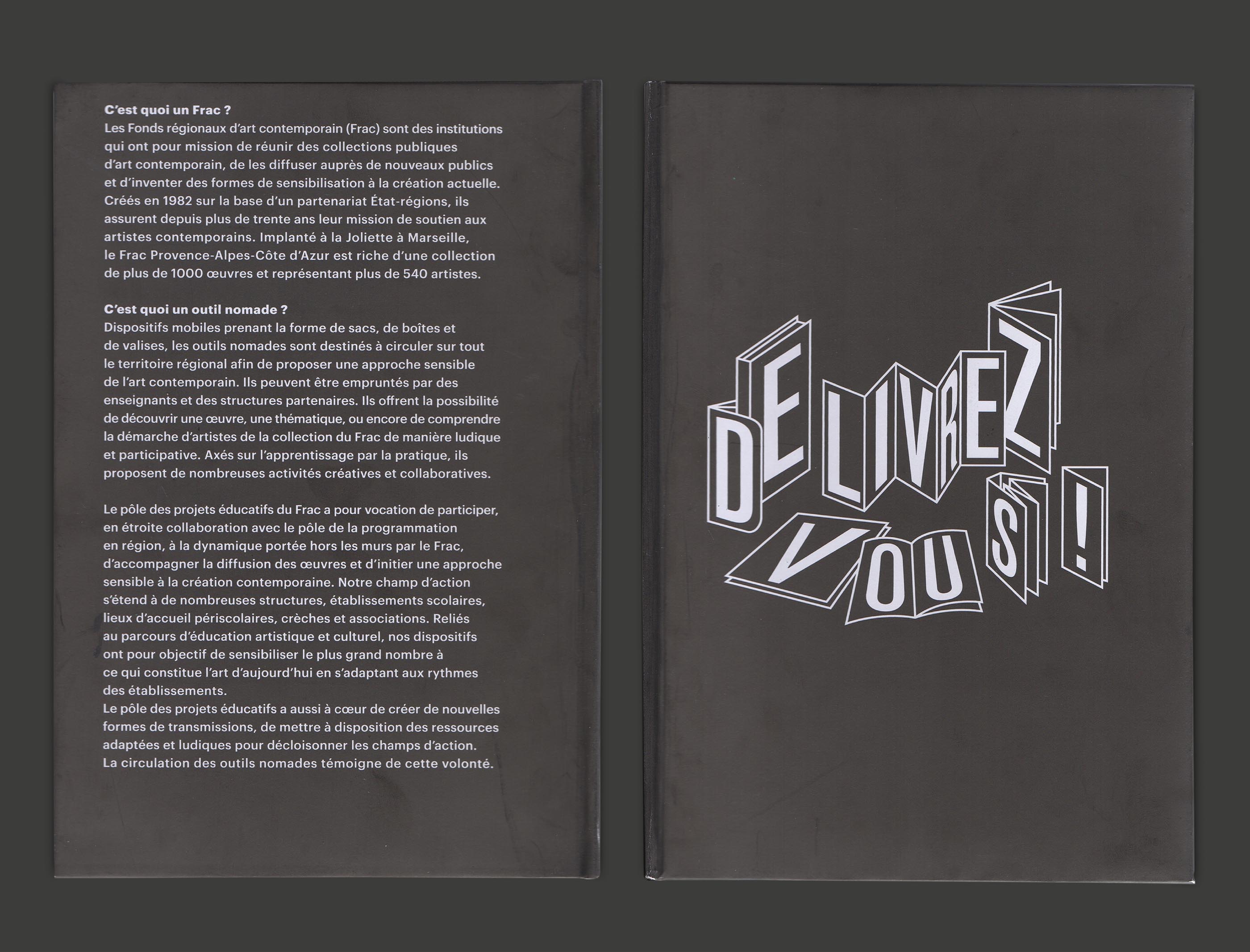 Vue de la couverture du livre principal du dispositif éducatif “Délivrez-vous” 