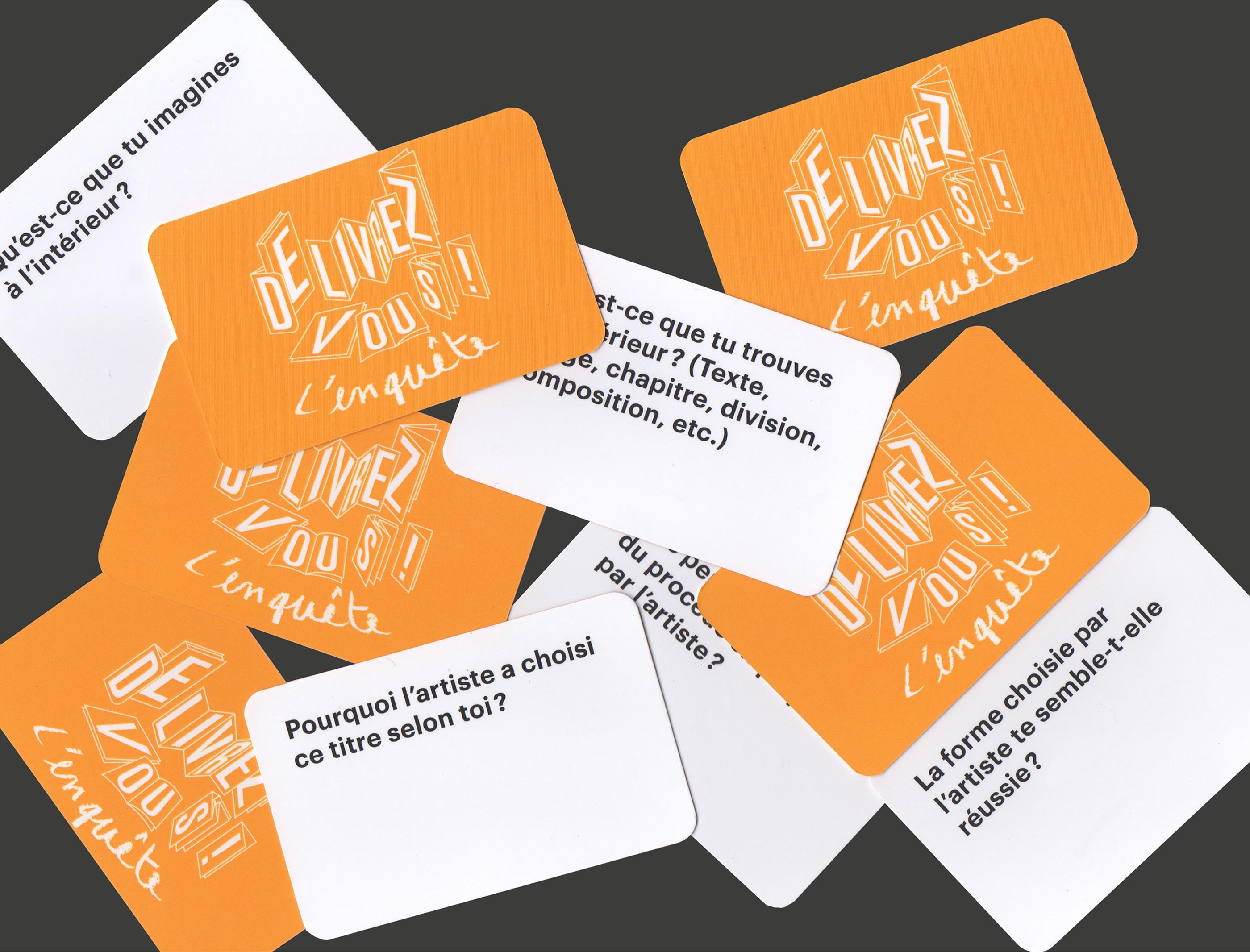 Vue de cartes à jouer du dispositif éducatif “Délivrez-vous” 