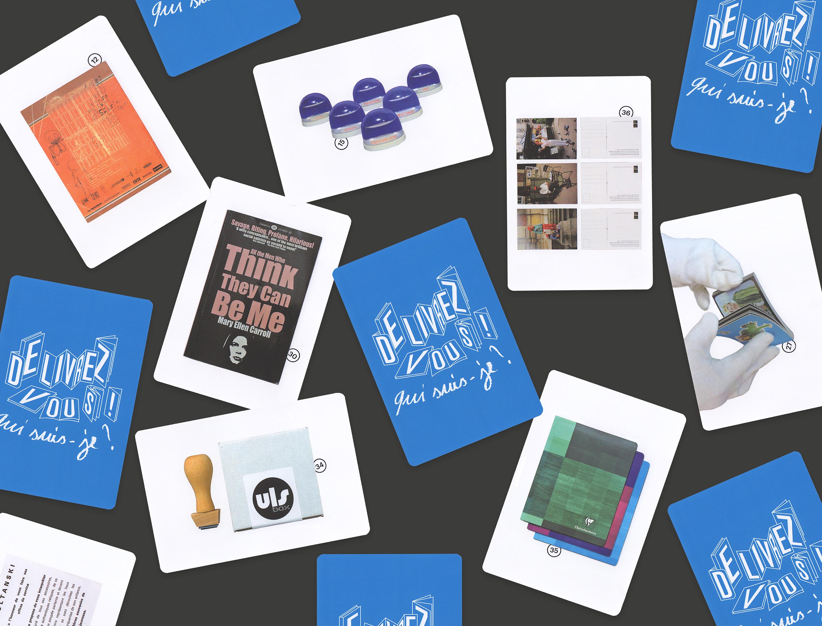 Vue des cartes oeuvres du dispositif éducatif “Délivrez-vous” 